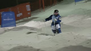 Jaelin Kauf  4th Place  Mogul World Cup Finals Megeve 2022 [upl. by Lipkin]