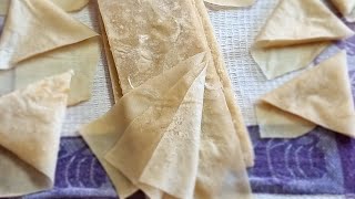 How To Make Samosa PastryPattiStripsWrapsPurFor BeginnersA Detailed Tutorial [upl. by Faludi5]