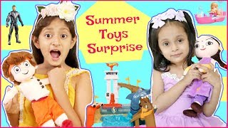 Anantya amp Anaya Unboxing SUMMER TOYS Surprise  Flipkart Playtime  MyMissAnand ToyStars [upl. by Ayila]