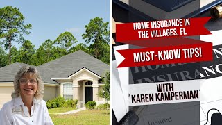 Home Insurance Essentials in The Villages FL 🏡 What You Need to Know [upl. by Edecrem]