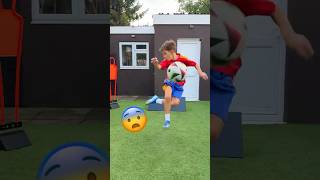 The BEST YOUNG FOOTBALLER⁉️😨 v7skills xntonio shorts football soccer tutorial [upl. by Aibsel]