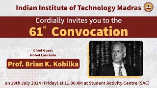 IIT Madras  61st Convocation [upl. by Concepcion865]