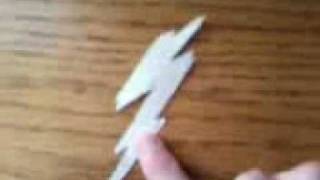 Lady Gaga Lightning Bolt  how to make [upl. by Huldah]