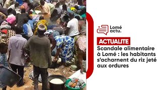 🚨 Scandale à Lomé  Des Habitants Récupèrent du Riz Avarié Jeté aux Ordures à Legbassito  ⚠️ [upl. by Grata]