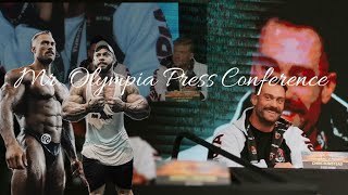 2023 MrOlympia Press ConferenceChris Bumstead vs Breon Ansley Ramon Dino [upl. by Yendyc]