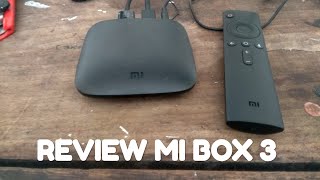 REVIEW MI BOX 3 DAN CARA NONTON TV LUAR NEGERI [upl. by Akiem]