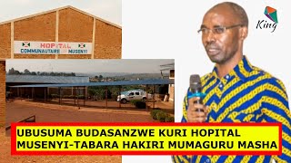 Ubunyonyezi budasanzwe kuri hôpitalmusenyi Abakozi baratabaza byKingUmurundi [upl. by Irroc639]