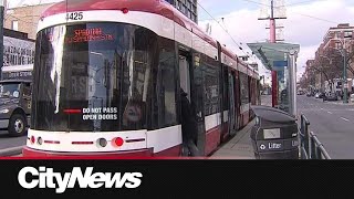 Service suspended on TTCs 510 Spadina streetcars [upl. by Arised]