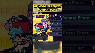 GF Mode Update FREEPLAY ANIMATIONS 😭 FNF [upl. by Eisor]