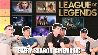 Arcane SUPERFANS ReactRank EVERY League of Legends Season Cinematic  REACTION [upl. by Petronille256]