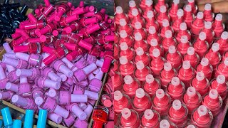 Surprising process of nail polish making in a local factory [upl. by Jemma]