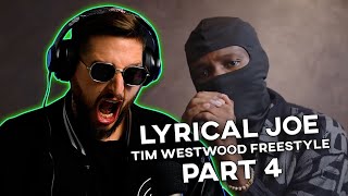 Lyrical Joe freestyle 🔥 Snaps on this Westwood Part 4 REACTION [upl. by Ennayelsel]