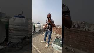 Aik pkda h aaj sehdi ka kabutar gardaan 😂😂😍 pigeon [upl. by Atilrak]