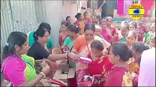 Jharna Debbarma Chairperson of Tripura Commission for Women visited many flood affected area [upl. by Sebbie]