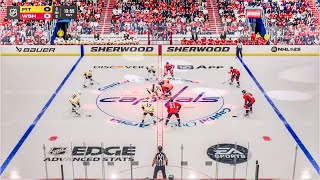 Washington Capitals vs Pittsburgh Penguins 1182024 NHL 25 Gameplay [upl. by Joycelin]