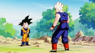 Goten juega con Gohan y se transforma en SuperSayayin [upl. by Rosemonde]