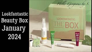 Spoilers  Lookfantastic Beauty Box January 2024 FullReveal [upl. by Nnahgem484]