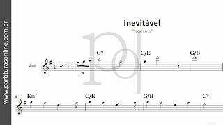 Inevitável  Vocal Livre  Partitura [upl. by Sartin]