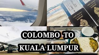 Colombo to Kular lumpur  Sri lankan Airlines UL318  Klia [upl. by Ahsirt]