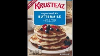 How to make GOOD pancakes with Krusteaz mix for breakfast in 65 minutes flat [upl. by Enimsay]