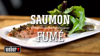 Saumon fumé aux copeaux de bois  Les recettes de la Grill Academy [upl. by Esdnyl]