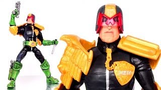 JUDGE DREDD Legendary Comic Book Heroes Action Figure Review [upl. by Mallon733]