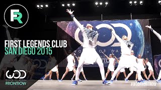 First Legends Club  3rd Place Upper Division  FRONTROW  World of Dance San Diego 2015  WODSD15 [upl. by Leterg561]