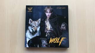 ♡Unboxing Kim Woosung 김우성 1st Mini Album Wolf♡ [upl. by Laniger]