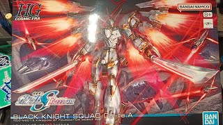 Unboxing Black Knight Squad Cal re A Antagonist final boss Seed Gundam Freedom gunpla gundammodel [upl. by Dolly]