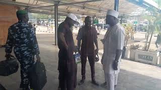 IBUSA YOUTH LEADER BEING GREETED BY HIS ASABA FRIENDS AT TJE NNAMDI AZIKIWE INTERNSTIONAL AIRPORT [upl. by Akcirehs]