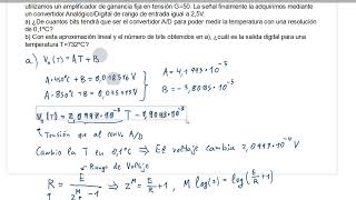 EJERCICIO RESUELTO ELECTRÓNICA Y AUTOMATISMOS DE CONTROL TERMOPAR TIPO K [upl. by Aikel]