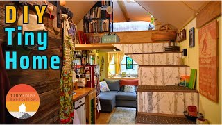 Her DIY Tiny House Build journey  advice creative hacks amp upgrades [upl. by Vaasta808]