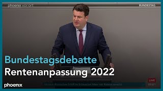 Bundestagsdebatte zur Rentenanpassung 2022 am 130522 [upl. by Neurath302]