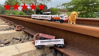 Drama Mainan Kereta Api Lalu Anjlok Menemukan Vintage Perumka Thomas Railking Dan Gerbong 2 [upl. by Etat]