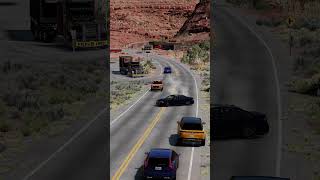 Simulation Car Crash 6  BeamNG caraccidents automobile beamngdrive [upl. by Quiteris]