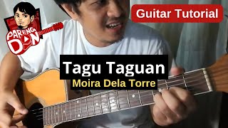 Tagu Taguan guitar tutorial  chordsplucking [upl. by Amaso977]