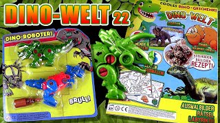 Dino Welt 22 mit Dino Roboter TRex amp Triceratops  Asteroiden Bällchen Rezept und mehr [upl. by Zanlog]