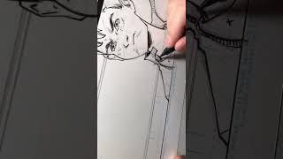 Process of inking comics [upl. by Oicnerolf603]