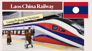 Laos China Railway 2022  Luang Prabang to Vientiane [upl. by Adalia]