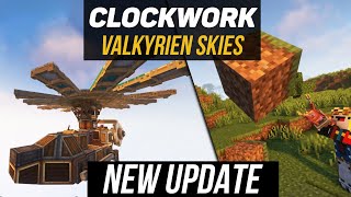 Valkyrien Skies Clockwork for Create mod New update Tutorial 1182  1201 minecraft java [upl. by Bouchard386]