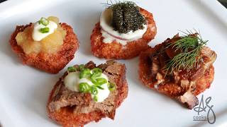 Andrew Zimmern Cooks Latkes [upl. by Hung]