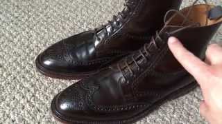 Ralph Lauren Lindrick Shell Cordovan Wingtip boot review after 2 12 years [upl. by Seaddon]