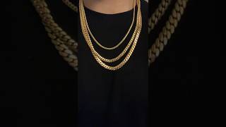 3mm 6mm7mm Miami Cuban Link Chain Comparison🔥 14k Solid Gold Daniels Jewelry Inc🏝️gold cuban [upl. by Kendra555]