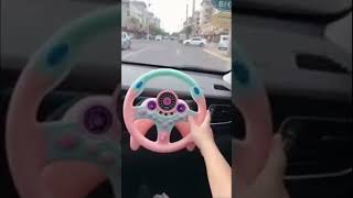 Simulation steering wheel Teaching kids how to drive [upl. by Elyr]