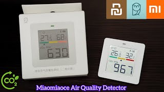 Miaomiaoce CO2 Air Quality Monitor by Xiaomi CO2  Temperature  Humidity Detector xiaomi [upl. by Adnorahc]