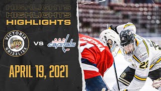 Grizzlies VS Capitals  April 19th  HIGHLIGHTS [upl. by Rabin]