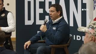 “I don’t think American People will Elect Trump again” – Governor Ron DeSantis at Townhall in Iowa [upl. by Naujat]