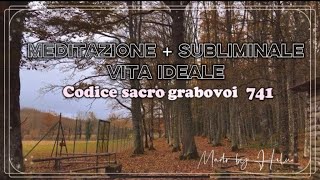 Manifesta la tua vita ideale meditazione  subliminal  codice sacro grabovoi 741 [upl. by Perseus178]