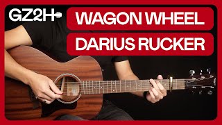 Wagon Wheel Guitar Tutorial Darius Rucker Guitar Lesson Easy Chords  No Capo [upl. by Casper]