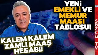 Zam Sonrası Yeni Emekli ve Memur Maaşı Tablosu SGK Uzmanı Özgür Erdursun Hesapladı [upl. by Divd]